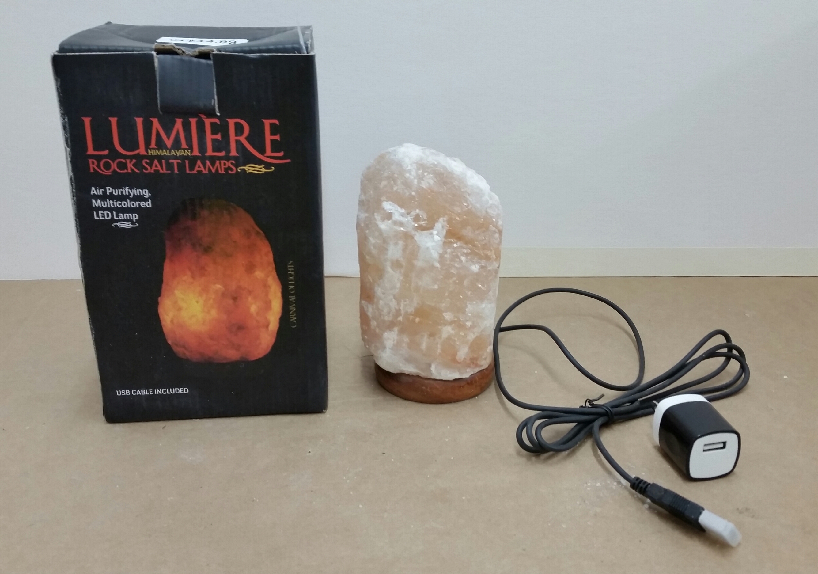 Himalayan salt store lamp fire hazard